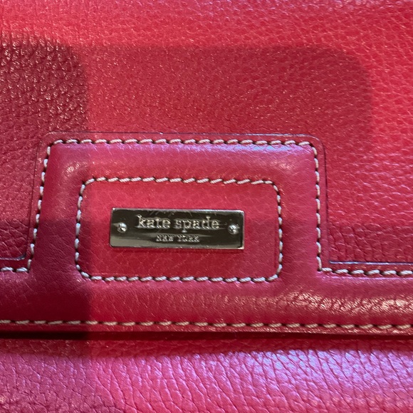 kate spade new york True Red Leather Shoulder Bag - excellent condition - Picture 3 of 7